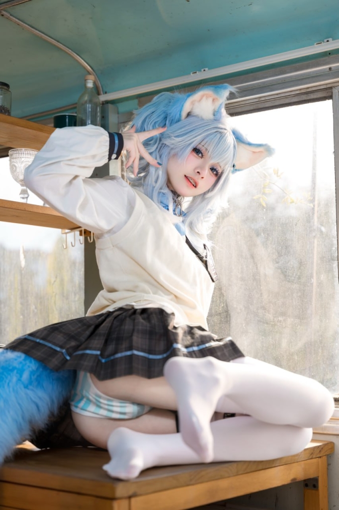 九柒喵 白丝 心跳物语 2